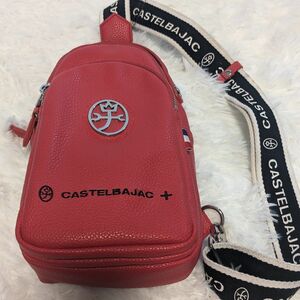 CASTELBAJAC　カステルバジャック　レザー　シボ革　ボディバッグ