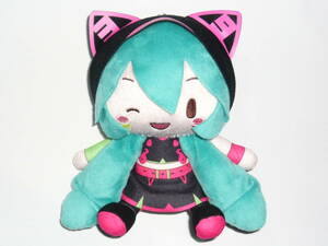 初音ミクシリーズ ふわぷち ぬいぐるみ 初音ミク ライブVer. 1種 ウィンクver. [タグなし・中古品] セガ