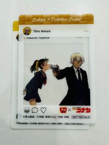 名探偵コナン すき家コラボ グッズ SNS風クリアカード コナン オリジナルクリアカード クリアカード