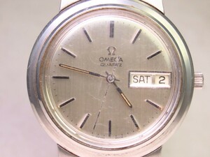 ■♪価格高騰!資産価値！稼働電池新品メンズビンテージ高級超レア！ OMEGA オメガ Seamasterシーマスターデイデートクオーツフルオリジナル