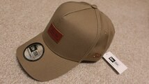 NEWERA 9FORTY LEATHER PATCH COLOR：WASH KHAKI SIZE：FREE_画像1