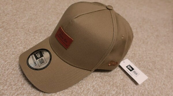 NEWERA 9FORTY LEATHER PATCH COLOR：WASH KHAKI SIZE：FREE