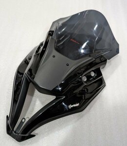 ★カワサキ　NINJA250用（2013～2017年式） ZX10Rタイプ フロントマスク グロスブラック★Motozaaa