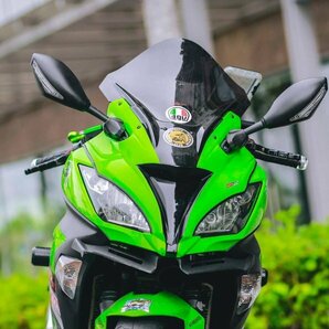 ★カワサキ NINJA250用（2013～2017年式） ZX10Rタイプ フロントマスク グロスブラック★Motozaaaの画像9