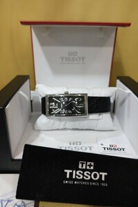 ★極美品　新品同様TISSOT ティソ HERITAGE BANANA ヘリテージ バナナ ブラック文字盤　クォーツ　購入時付属完品　新品電池交換済