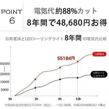 ★サイズ: 6畳*1★ 【調光調色/節電省エネ】led シーリングライト 6畳 20W 無段階調光調色 薄型 led天井 照明器具 リモコン付き 昼光色_画像8