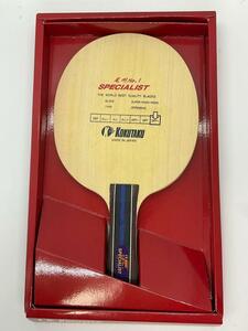 [KOKUTAKU] ping-pong racket special list FL tail .No1 natural hinoki cypress single board 