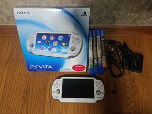 PS Vita PCH-1100 AB02 ３G/Wi-Fi ゲーム4本つき 