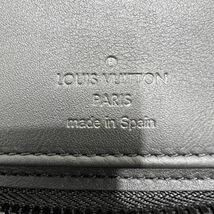 【現行 新品未使用】ルイヴィトン LOUIS VUITTON ヴェルティカル 長財布 ラウンド モノグラム トリヨン レザー メンズ ビジネス ブラック_画像9