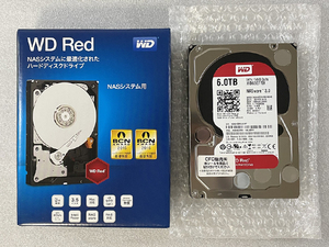 ■ 中古 Western Digital WD60EFRX 使用676時間 6TB SATA 3.5インチ CMR HDD 動作確認済 WD純正ツールチェック済