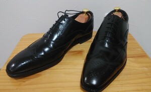【極美品】リーガル　ビジネス・ドレスシューズ　革靴 ウイングチップ 紳士靴 ウィングチップ　メンズシューズ　ブラック　26.5cm