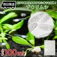 【送料無料】 即日発送 ゾウリムシ 100ml メダカの餌 針子 稚魚 餌 生き餌 エサ ぞうりむし ミジンコ みじんこ クロレラ めだか