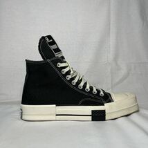 CONVERSE × Rick Owens　DRKSHDW TURBODRK CHUCK 70 OX HIGH　BLACK/_画像3