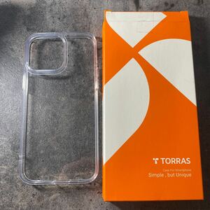 2307413☆ 【2023新型・ダイヤ級耐衝撃ガラス】TORRAS iPhone 14 Pro Max 用 ケース 強化ガラス 黄変防止 9H硬度 米軍MIL規格 耐衝撃 薄型