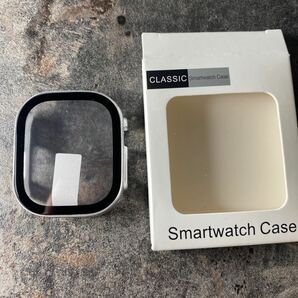 2308172☆ JSFOYU 対応 Apple Watch ケース 49mm アップルウォッチ カバー Series Ultra2/Ultra 49mm 全面保護 IP68 (49mm,シルバー)の画像8