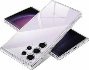 2306345☆ Samsung Galaxy S23 ultra ケース クリア 耐衝撃 薄型 米軍MIL規格 tpu ギャラクシー s23ultra カバー 防塵 指紋防止 一体型