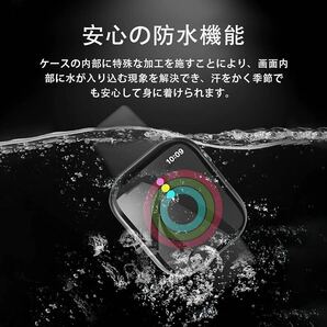 2308172☆ JSFOYU 対応 Apple Watch ケース 49mm アップルウォッチ カバー Series Ultra2/Ultra 49mm 全面保護 IP68 (49mm,シルバー)の画像2