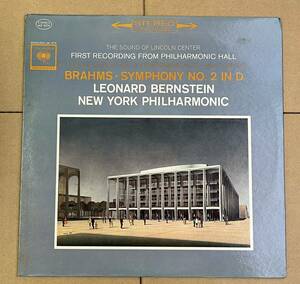 米盤Brahms*, Leonard Bernstein, New York Philharmonic The Sound Of Lincoln Center ／Brahms Symphony No. 2 In D／2365