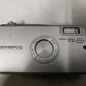 H1891 OLYMPUS IR-300 コンパクトデジタルカメラ 小型デジカメ/オリンパス 簡易動作確認OK 動作品 現状品 送料無料