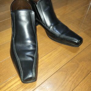 革靴 ブーツカット 黒　26.0cm