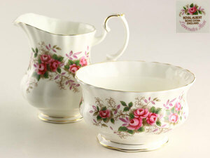 洋食器　ROYAL ALBERT　ロイヤルアルバート　Lavender Rose　ミルクポット　シュガーポット　B2304