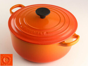 洋食器　LE CREUSET　ル・クルーゼ　両手鍋　ココット・ロンド　20　C0519