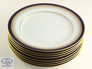 洋食器　Noritake　ノリタケ　GRAND MONARCH　プレート　8客　径21ｃｍ　C1232