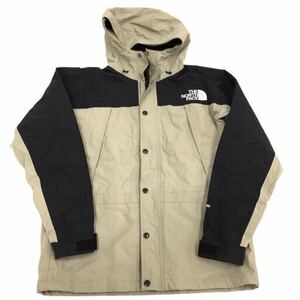 THE NORTH FACE ノースフェイス GORE-TEX ゴアテックス　マウンテンライトジャケット NP11834 ベージュ×ブラック　M 