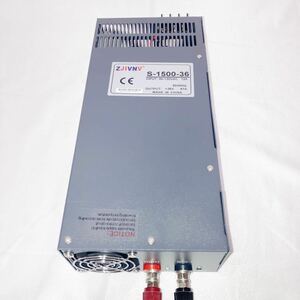 現状品　S-1500W 産業用モーターハイパワー　AC 電源調整可能　DC ハイパワーサプライ　スイッチング電源　電圧と電流調整可 36v 未使用