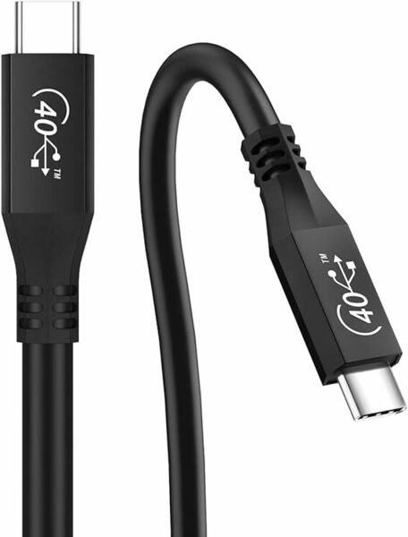 USB4 ケーブル 1m SLEIJAOOE thunderbolt 4 対応 USB-IF認証取得　