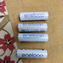 エネループ 単3形 充電池 ４本セット ニッケル水素電池 SANYO eneloop_画像1