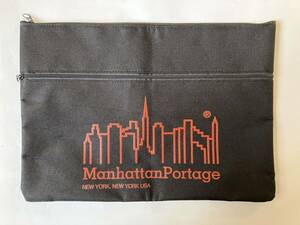 ★中古 美品 希少★Manhattan Portage マンハッタンポーテージ バッグインバッグ ブリーフケース 書類ケース キャンバス地 帆布 黒