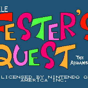 ★中古 NES FESTER'S QUEST フェスターズクエスト 北米版の画像5