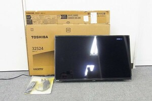 B034-Y20-2420 TOSHIBA 東芝 32S24 液晶テレビ 通電確認済み 現状品③＠