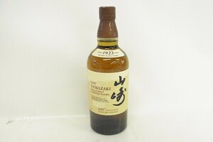 B235-Y20-2417 未開栓 SUNTORY サントリー 山崎 NV シングルモルト 100周年記念 蒸溜所ラベル ウイスキー 700ml 43％ 現状品①