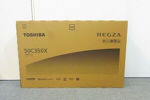 B148-Y30-1028【引取限定】未開封 未使用 TOSHIBA 東芝 50C350X 50インチ 液晶テレビ 現状品③＠