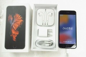 B341-Y30-992 APPLE アップル IPHONE 6S アイフォン A1688 通電初期化〇 スマホ 現状品①