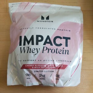  my protein impact whey protein Sakura white peach white tea 1kg