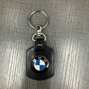 BMW純正 BMWキーホルダー レザーキーホルダー 本革 黒 ブラック 56