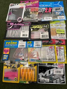 NO.3075 アジングワーム　未開封6点 開封品8点 14点セット