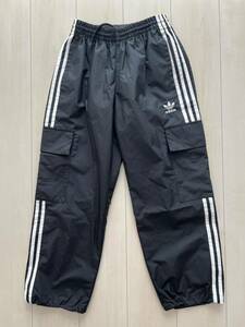 Adidas アディダス カーゴナイロンパンツ (黒 / Black) Size 165