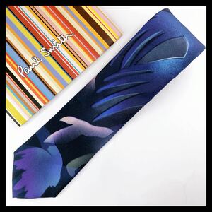  Paul Smith necktie total pattern / purple series 