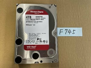 送料無料 Western Digital WD40EFRX Red 4TB 3.5インチ SATA HDD4TB 使用時間26199H★F745