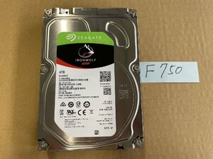 送料無料 SEAGATE ST4000VN008-2DR166 HDD 4TB 3.5インチ SATA HDD4TB使用時間24788H★F750