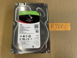 送料無料 SEAGATE ST4000VN008-2DR166 HDD 4TB 3.5インチ SATA HDD4TB使用時間24803H★F755