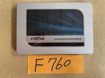 送料無料 Crucial CT500MX500SSD1 500GB SATA SSD500GB 使用時間11H★F760_画像1