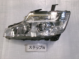 ステップワゴン　スパーダ　RK5　左ヘッドランプユニット　HID　即決　6784