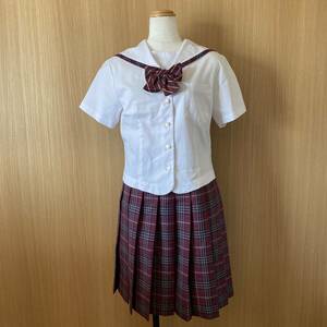 【コスプレ衣装】　SE271　犬山南高等学校　セーラー服スカートセット　学制服　女子　JK JC 