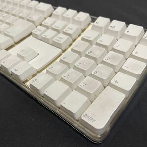 Apple アップル Mac マック 純正 Bluetooth keyboard キーボード A1016 日本語 JIS 配列 テンキー ホワイト 白 通電OK 即有りの画像3