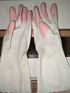 ゴム手袋、ビニール手袋、薄手、裏毛なし、エコリサイクル